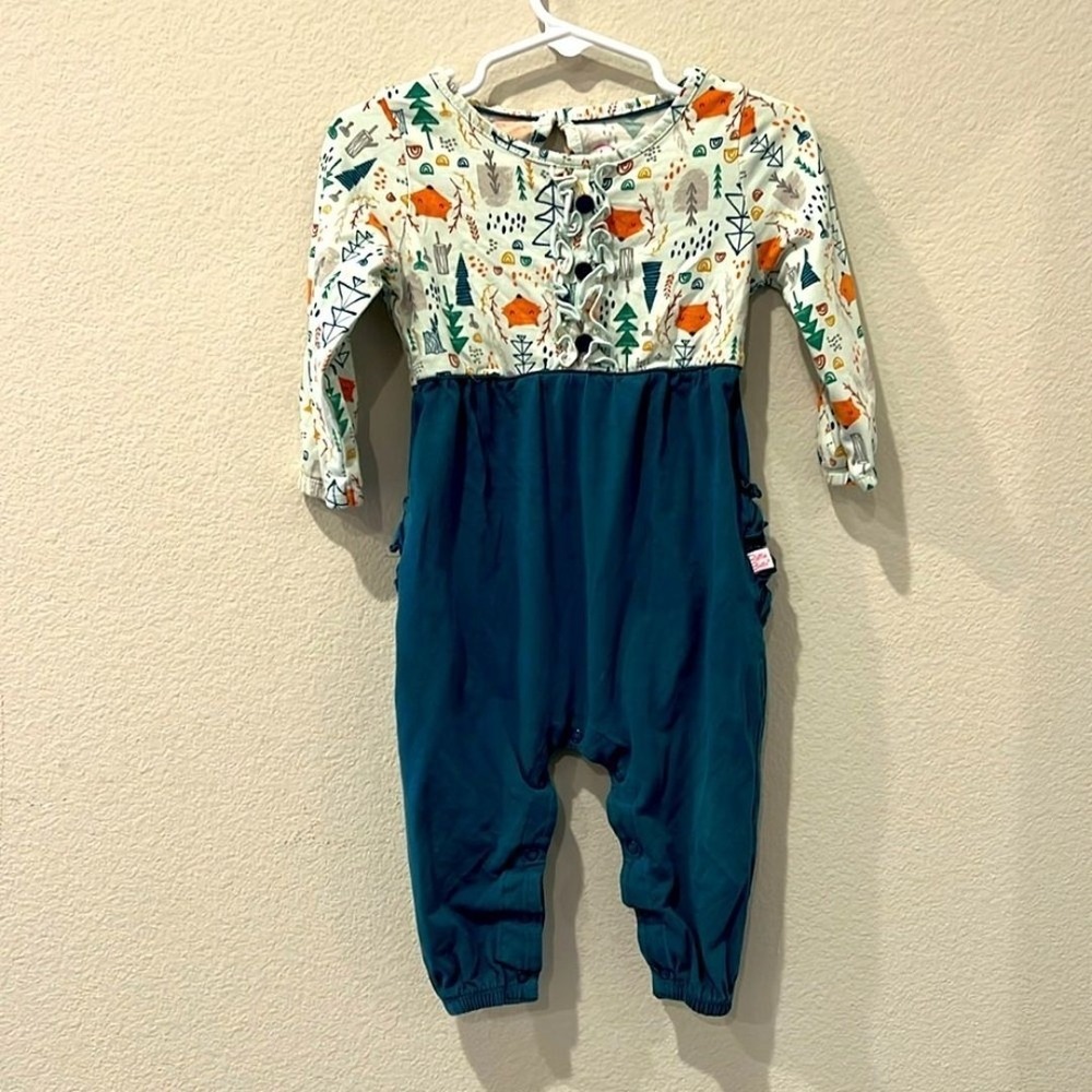 Ruffle Butts Woodlands Creatures Romper | 12-18 months